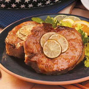 Baked Orange Pork Chops